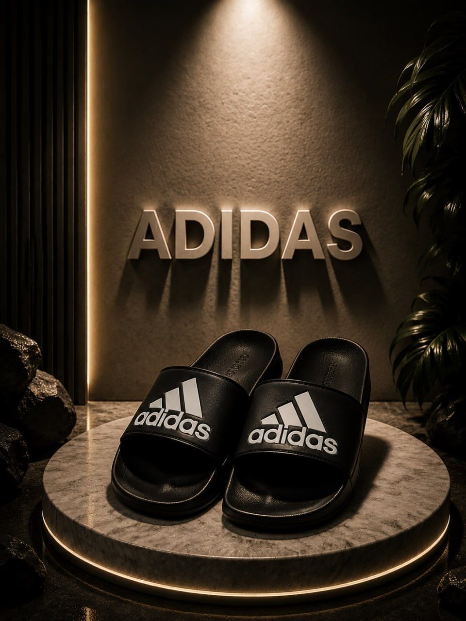 Adidas Slides — рекламный визуал