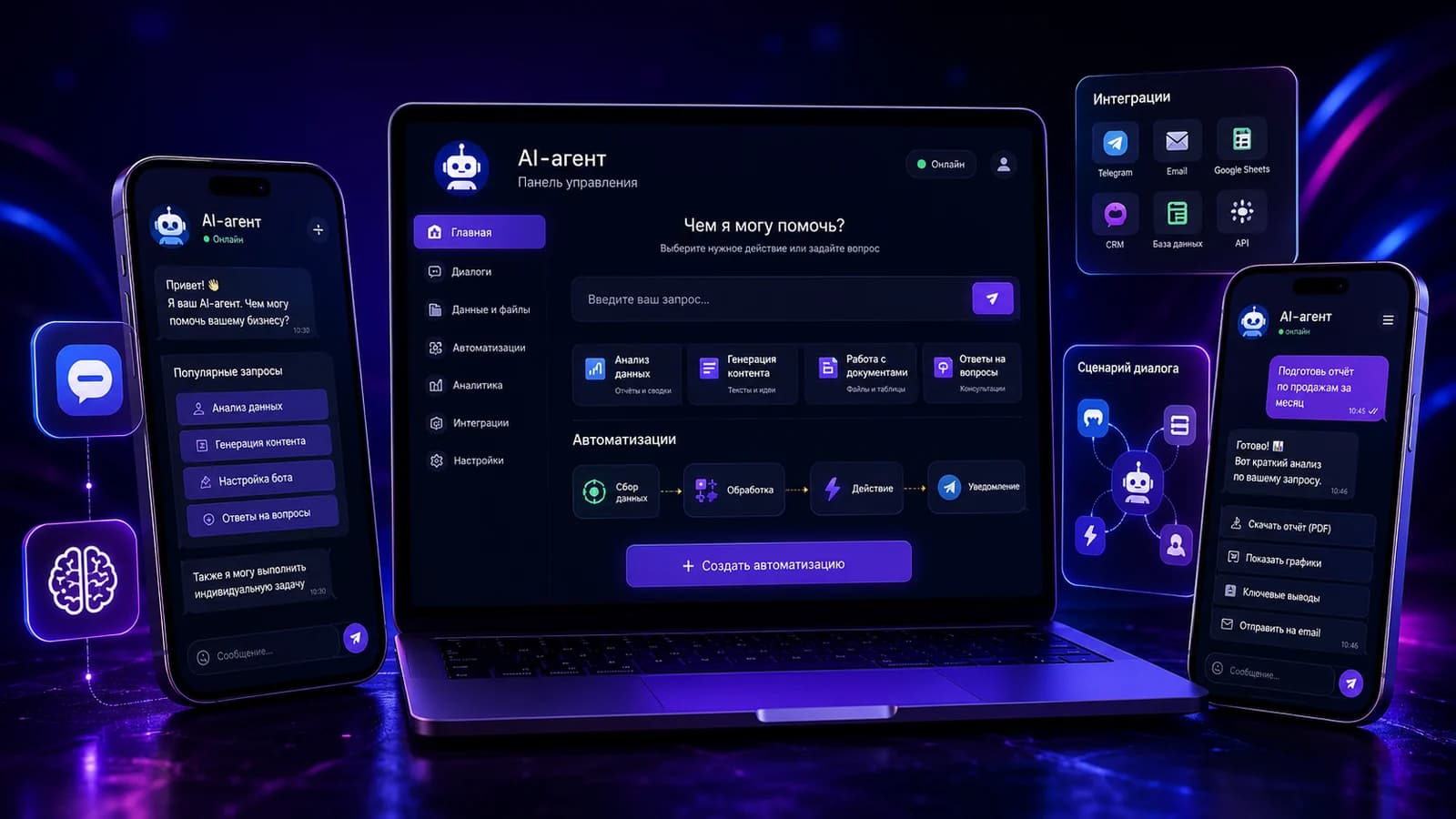 AI-автоматизация, бот и цифровой агент